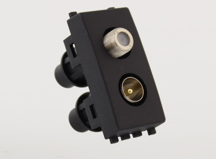 VIMAR Arkè Nera® - F fem. e IEC mas.