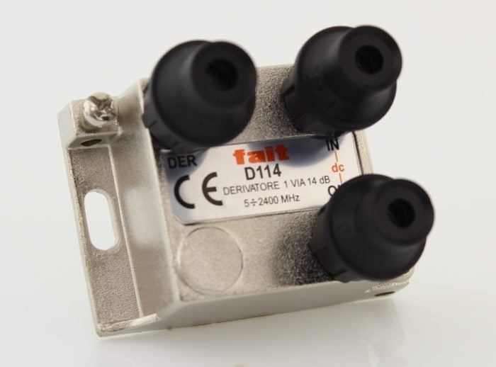 Derivador de linea con 1 salida, 14 dB